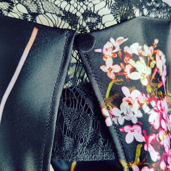 Victoria's Secret "CHERRY BLOSSOM" Body Suit Gorgeous MUST SEE❤️ peekaboo & lace - Picture 9 of 11